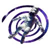 Astronaut Purple Galaxy Spiral