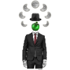 Apple Man with Moons