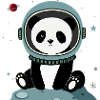 Astronaut Panda – Imaginative Space Motif