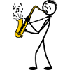 Saxophone player