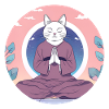 A Zen cat