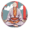 A Zen monk