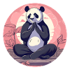 A Zen panda