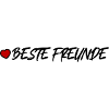 Beste Freunde Freundschaft Herz
