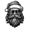 Santa Claus Cool Christmas