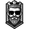 King Crown Hipster Cool Party