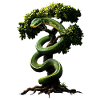Grüner Baumpython Schlangen Liebhaber Terrarium