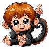 Orangutan baby