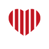 Red And White I love Walking Football