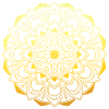 Mandala doré