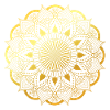 Mandala doré