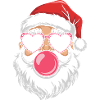 Cool Santa Christmas Trendy Funny