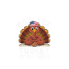 Lustiger Thanksgiving Truthahn