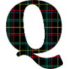 Monogram q tartan scottish