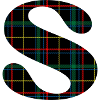 Scottish tartan monogram
