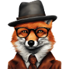 Sherlock Fox in Classic Attire