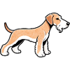 Cartoon Comic Cute Terrier Dog