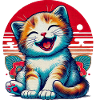 Adorable Happy Kitten