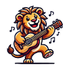 guitare lion