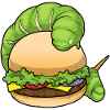 Cheeseburger chenille