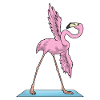 Flamingo Yoga Yoga Mat