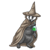 Badger Halloween Witch