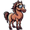 cheval, animal