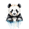 Panda Ludique Aquarelle