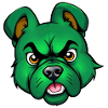 Cartoon Comic Cool Mascot Dog