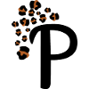 Letter p leopard patterns