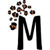 Letter M Leopard Patterns