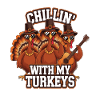 Lustiger Thanksgiving Truthahn