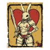Krieger-Hase mit Liebe
