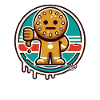 Disappointed gingerbread man - thumbs down