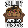 Lustiger Thanksgiving Truthahn