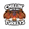 Lustiger Thanksgiving Truthahn