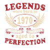 55 år gammel, Legends 1970 Årgang 1970 Jubilæum