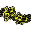 Music Notes Clef Music