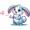 rabbit butterfly