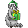 Waschbär Weihnachten Paket