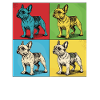 French Bulldog Pop Art Design