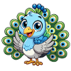 Peacock child