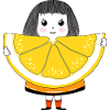 Fille et Orange
