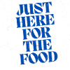 Foodlover gestickter Spruch