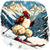 Poulet de ski