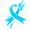 Prostate Cancer Awareness Bow Light Blue