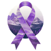 Lavande Cancer sensibilisation Bow Mountains cadeau