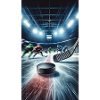 hockey. Stick and puck.