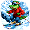 Crocodile Skier