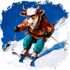 Cows Ski